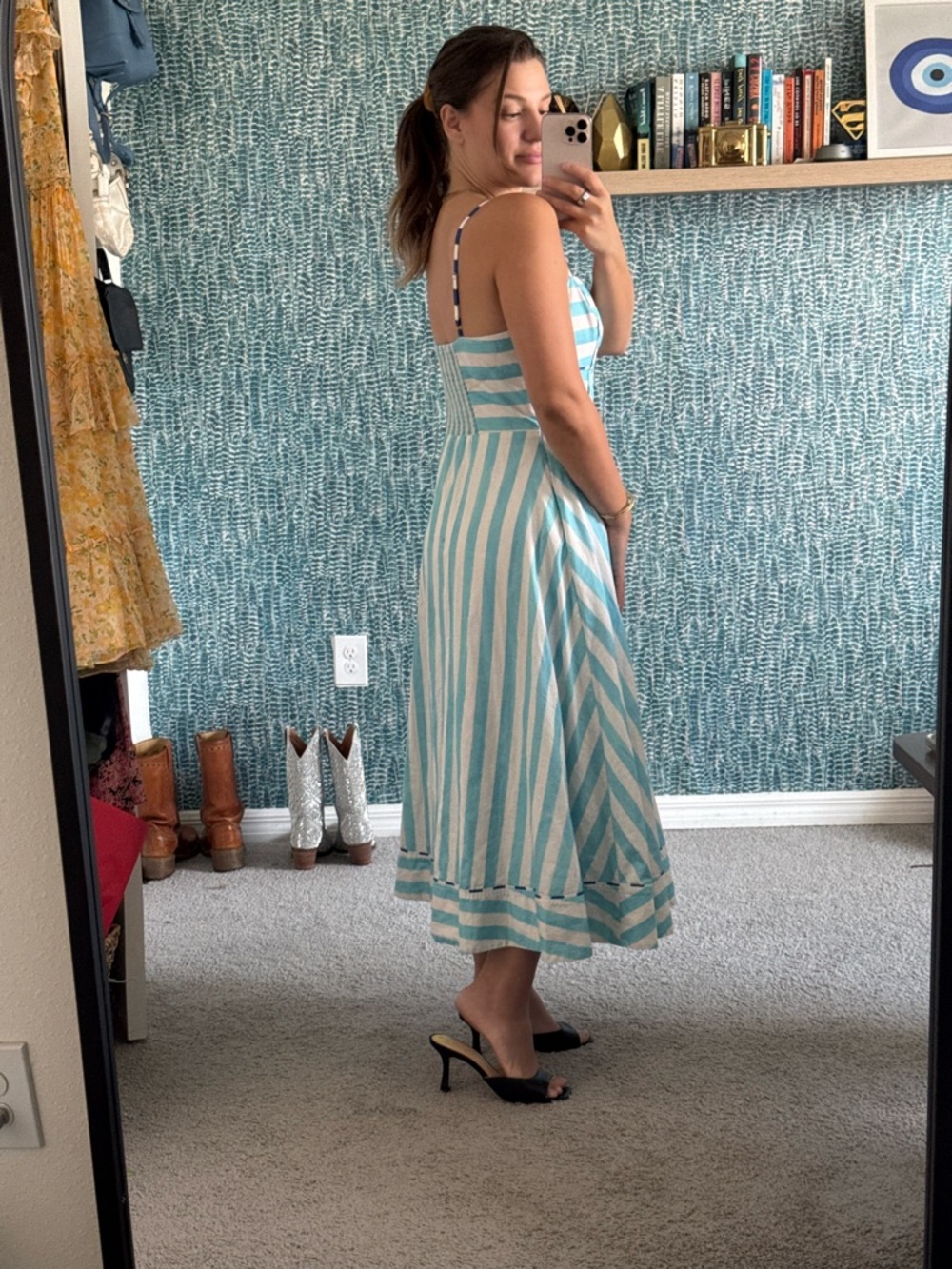 Rachel  Antonoff Harper Midi Dress size large - Picture 4 of 4